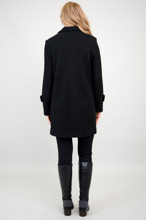 Milan Wool Coat - Black