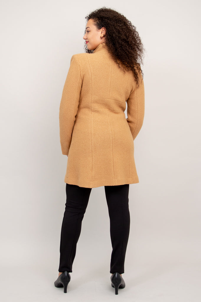 Keston Coat - Beige, Wool