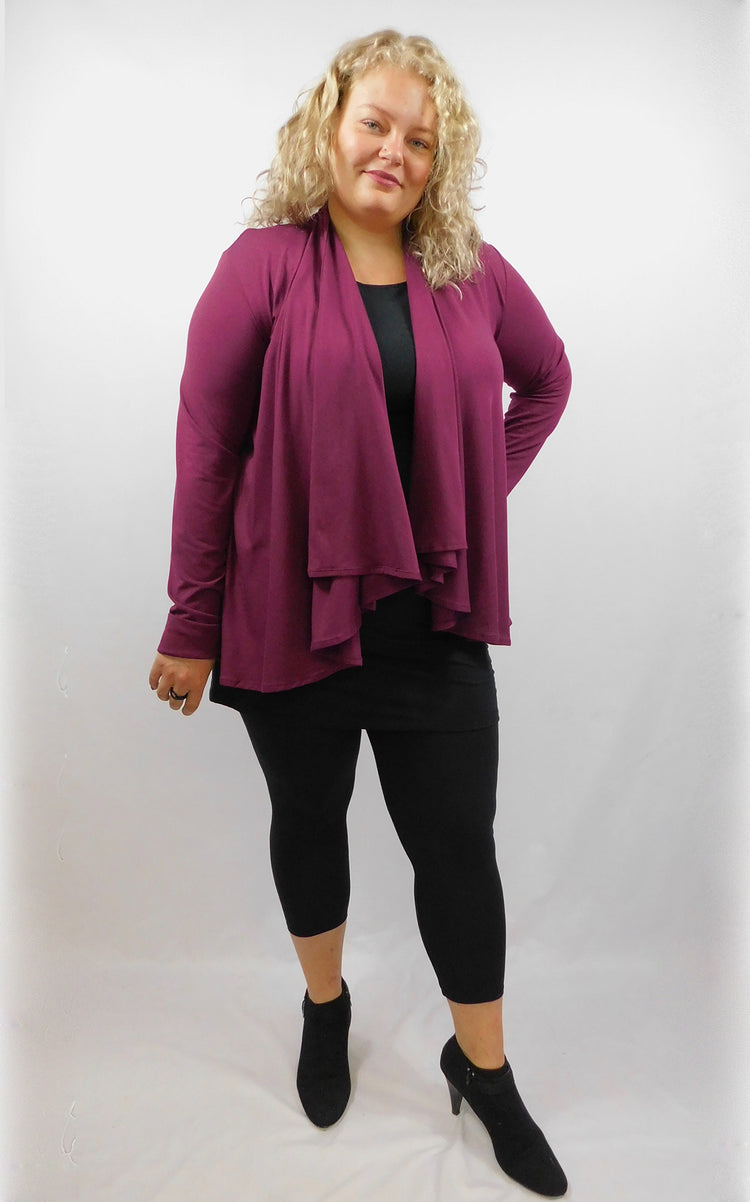 Plus size hot sale wrap cardigan