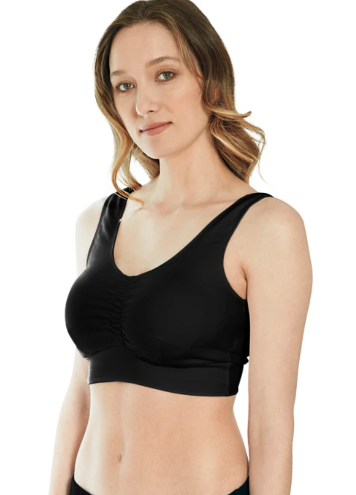  Blue Canoe Organic Cotton & Spandex Day and Maternity Bra Black  : Clothing, Shoes & Jewelry