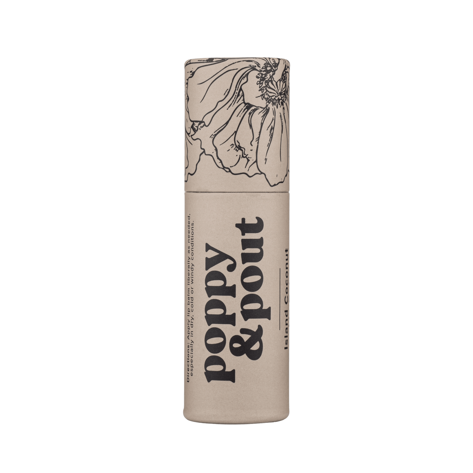 Poppy & Pout - Lip Balm - Island Coconut